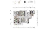 青熙蘭庭1期 4室2厅2卫 129.00平米