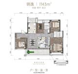 复地昆玉锦庭1期 4室2厅2卫 143.00平米