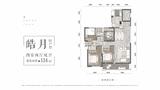 交投绿城明月青城1期 4室2厅2卫 130.47平米