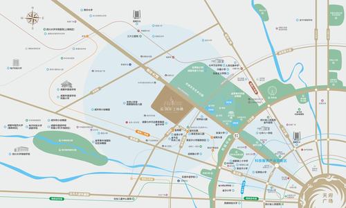 国宾上林栖1期区位图