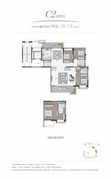 紫境府3期 3室2厅2卫 182.00平米