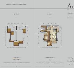 建发鹭洲国际3室2厅2卫99.00平户型