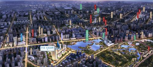 中建凤凰湖畔小区1期配套图