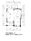 南湖国际中心2室2厅1卫92.40平户型