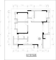 王府花园三期3室2厅2卫110.72平户型