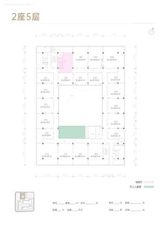 金桥商务大厦1期2482.94平户型