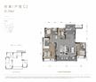 中粮保利天府时区花园1期4室2厅3卫208.00平户型