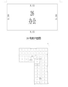 京蓉时代杉众广场1期41.26平户型