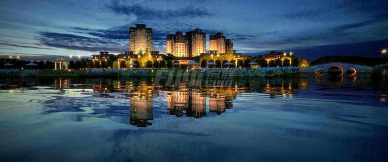 夜景透视