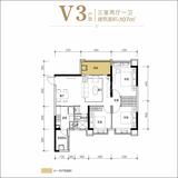 恒大林溪郡 3室2厅1卫 107.00平米