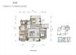 旭辉江山和鸣花园1期4室2厅2卫169.00平户型