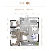 公园澜岸府2期 3室2厅2卫 132.00平米