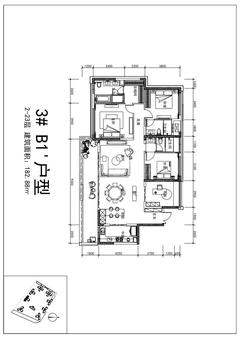 钰翠轩（秦皇帝景4期）4室2厅3卫182.80平户型