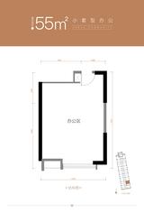 万科金色乐府  52.34平米
