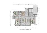 锦湖岸小区1期 4室2厅2卫 125.00平米