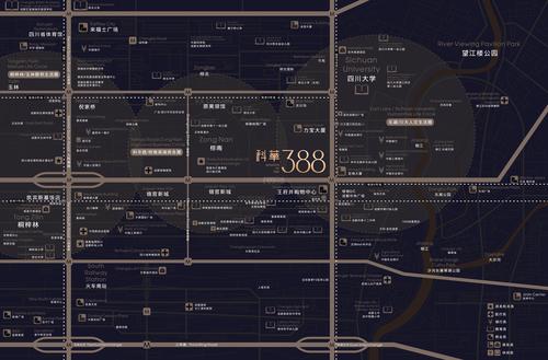 科华云上花园1期区位图