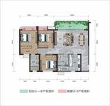 外滩·东岸天宸1期 3室2厅2卫 121.00平米
