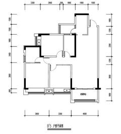 王府花园三期3室2厅2卫117.71平户型