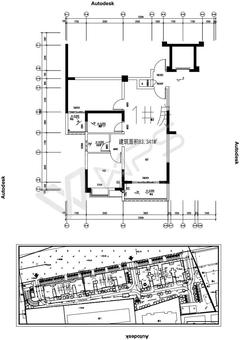 水城学府1期2室2厅1卫83.34平户型