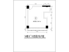 俊屹中心1期58.91平户型