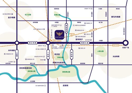 港泰通航大厦1期区位图