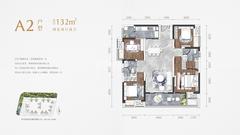 川发天府上城1期4室2厅2卫132.00平户型