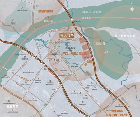 锦上扬华小区1期区位图