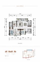 锦官印悦1期 4室2厅2卫 120.00平米