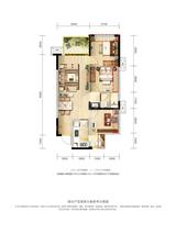 万科理想城1期 3室2厅1卫 75.00平米