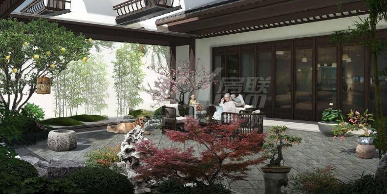 园林、景观、建筑、院子、田园