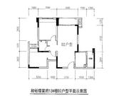 璟棠府1期 2室2厅1卫 76.00平米