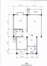 宝泰家园 2室2厅1卫 89.73平米