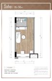 华西科创中心1期1室36.00平户型
