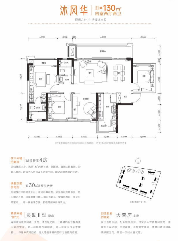 130平米