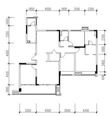 中车共享家-翰苑（K宗地）4室2厅2卫156.65平户型