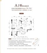 东麓驿境4期睎嶺 3室3厅2卫 124.27平米