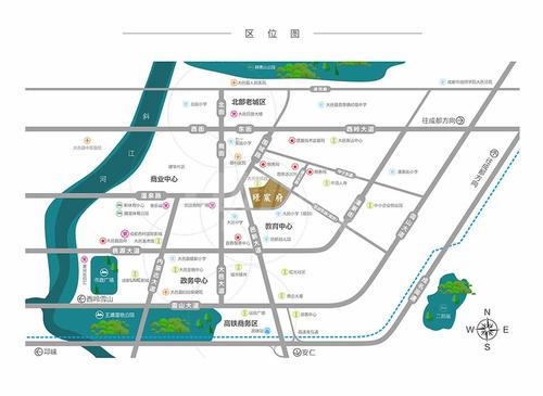 璟宸府1期区位图