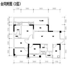 成功悦都3室2厅2卫88.58平户型