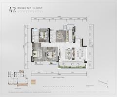 合园1期4室2厅2卫149.00平户型