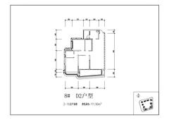 隆溪湖铂翠轩1期3室2厅2卫112.00平户型