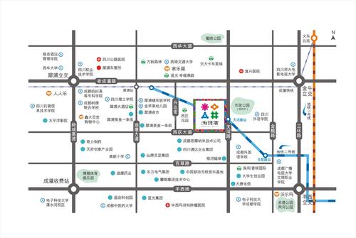 西锦集2期区位图