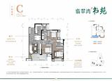 翡翠湾书苑1期 3室2厅2卫 96.00平米