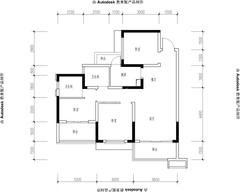 和悦澜庭3室2厅2卫85.00平户型