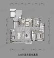 龙湖观辰名邸1期4室2厅2卫126.00平户型