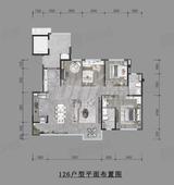 龙湖观辰名邸1期 4室2厅2卫 126.00平米