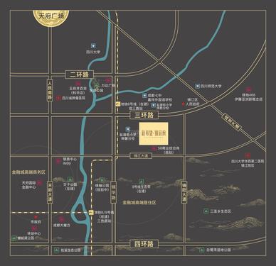 锦官名邸1期区位图