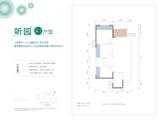 万科 悦海园1期 3室2厅1卫 86.00平米