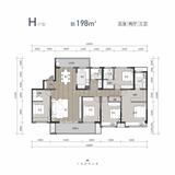 新悦府璞园、新悦府珺园 5室2厅3卫 197.56平米