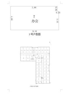 京蓉时代杉众广场1期48.31平户型