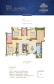 东城国际2期3室2厅2卫113.03平户型